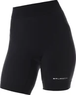 Spodnie sportowe damskie - Brubeck LB10450 Spodnie 1/2 damskie RUNNING FORCE czarny XL - miniaturka - grafika 1