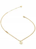 Naszyjniki - Guess AMORE złoty naszyjnik zawieszka serce JUBN05056JW-YG - miniaturka - grafika 1