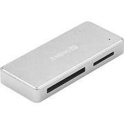 Czytniki kart pamięci - Czytnik kart pamięci Sandberg USB-C/A, CFast+SD Card Reader (136-42) Szara - miniaturka - grafika 1