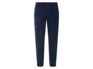 Spodnie męskie - LIVERGY® Joggersy jeansowe męskie, Relaxed Fit (Niebieski, M (48/50)) - miniaturka - grafika 1