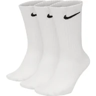 Skarpetki damskie - Skarpety długie NIKE Dri-FIT Everyday Lightweight 3 pak białe - miniaturka - grafika 1