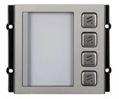 Akcesoria do domofonów i wideodomofonów - Vidos Moduł wywołania Duo Multi 4 przyciskowy A1510-M4 A1510-M4 - miniaturka - grafika 1