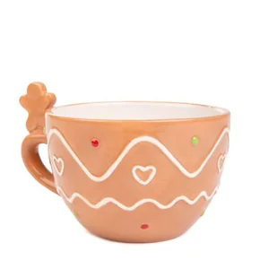 Kubek BISCOTTO brązowy 0,4 l HOMLA - Kubki - miniaturka - grafika 2