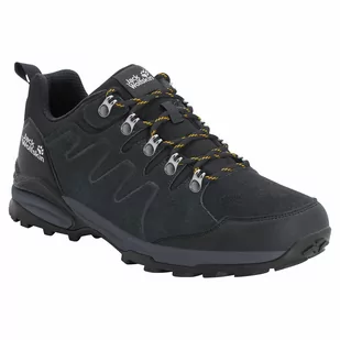 Męskie Buty JACK WOLFSKIN REFUGIO TEXAPORE LOW M 4049851-6357 – Szary - Buty dla dziewczynek - miniaturka - grafika 1