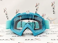 Gogle i okulary motocyklowe - Gogle Motocyklowe Cross Quad Turkusowe - miniaturka - grafika 1