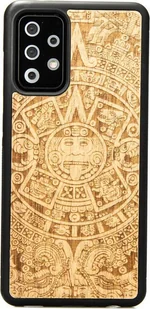 BeWood Drewniane Etui Samsung Galaxy A52/A52s 5G KALENDARZ AZTECKI ANIEGRE - Etui i futerały do telefonów - miniaturka - grafika 1