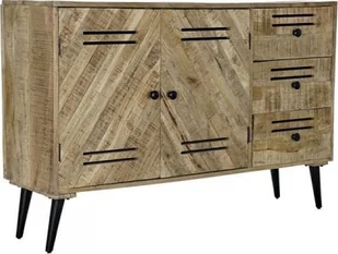 DKD Home Decor Kredens DKD Home Decor Czarny Metal Drewno mango 140 x 40 x 93 cm - Kredensy - miniaturka - grafika 1
