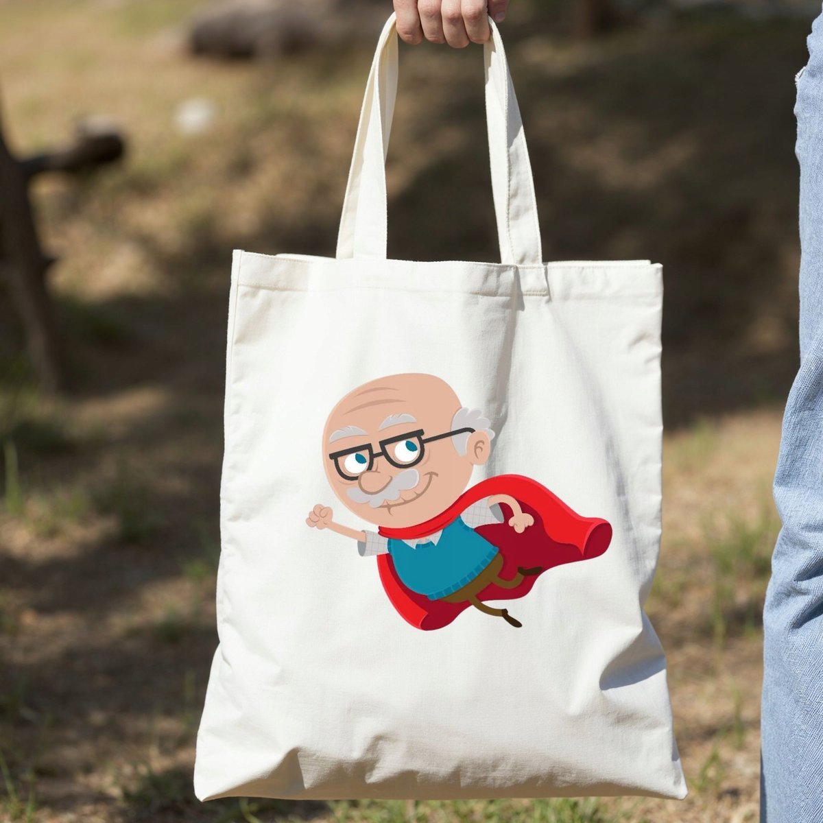 Torba z nadrukiem/bawełniana DLA BABCI/DZIADKA DZIEŃ BABCI/DZIADKA #13