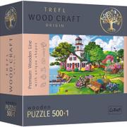 Puzzle - Trefl Puzzle drewniane 500+1 Letnia przystań - miniaturka - grafika 1