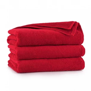 Zwoltex Ręcznik bawełniany czerwony 9242B6 9242B6 SAM 70x140 - Ręczniki - miniaturka - grafika 1