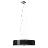 Lampy sufitowe - Lampa Wisząca LIMA E27 czarny błysk DUŻY - miniaturka - grafika 1