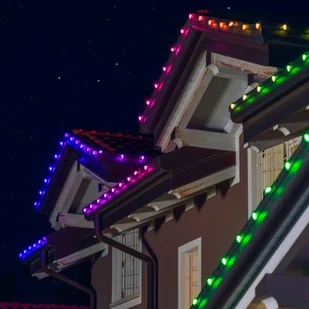 Twinkly Faceted C9 Łańcuch świetlny LED RGB, 24m - Lampy ogrodowe - miniaturka - grafika 1