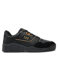 Sneakersy męskie - Sneakersy EA7 Emporio Armani X8X187 XK402 U427 Czarny - miniaturka - grafika 1