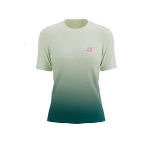 COMPRESSPORT Koszulka biegowa damska PERFORMANCE SS T-SHIRT sugar/storm - Koszulki sportowe damskie - miniaturka - grafika 1