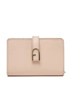 Portfele - Furla Duży Portfel Damski Flow S Compact Wallet WP00401 BX2045 0496S Różowy - miniaturka - grafika 1