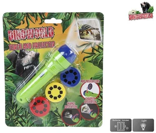 Projektor-latarka n/b dinozaur 570486 34915 - Zabawki kreatywne - miniaturka - grafika 1