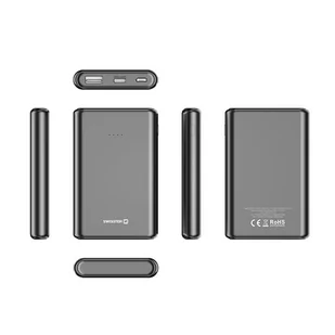 SWISSTEN, Powerbank, POWER LINE, Li-Pol, 5V, do ładowania telefonów i innych urządzeń, 22013910, 5000mAh, microUSB, USB-A, USB-C, - Powerbanki - miniaturka - grafika 4