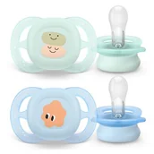 Smoczki uspokajające - Smoczek PHILIPS AVENT Ultra Start SCF075/04 (2 sztuki) - miniaturka - grafika 1