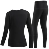 Spodnie narciarskie - Bielizna podgrzewana MISSION AIR E-Underwear Women Set (rozmiar S) Czarny - miniaturka - grafika 1