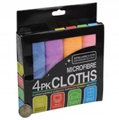 Ściereczki, gąbki, czyściki - Ścierka ściereczki z mikrofibry 4 szt do szyb auta - miniaturka - grafika 1