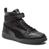 Półbuty męskie - Sneakersy Puma RBD Game WTR Flat 387604 07 Flat Dark Gray-Puma Black-Puma Gold - miniaturka - grafika 1