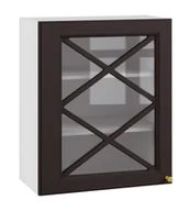 Meble kuchenne - Bristol Witryna Wisząca Gv-60 Czarny Mat - miniaturka - grafika 1