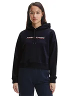 Bluzy damskie - TOMMY HILFIGER BLUZA DAMSKA REGULAR GRAPHIC HOODIE NAVY S10S101264 DW5 XS - miniaturka - grafika 1