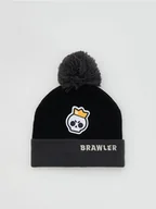 Czapki dla dzieci - Reserved - Czapka Brawl Stars - czarny - miniaturka - grafika 1