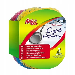 Gosia Czyścik Plastikowy Do Naczyń 3 Szt. - Ściereczki, gąbki, czyściki - miniaturka - grafika 1