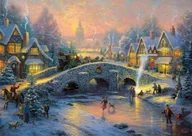 Puzzle - Schmidt Spiele Puzzle 1000 el. THOMAS KINKADE Duch Bożego Narodzenia SHP017 - miniaturka - grafika 1