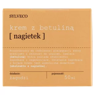 Sylveco, Krem do twarzy z betuliną, nagietek, 50ml - Kremy do twarzy - miniaturka - grafika 1