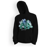 Bluzy dla dziewczynek - Bluza dziecięca z kapturem jaszczurka IGUANA 140 5made - miniaturka - grafika 1