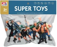 Figurki dla dzieci - zestaw figurek 8szt piratów; 20x17x3cm - miniaturka - grafika 1