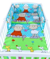 Pościel dla dzieci - Pościel Do Łóżeczka Bawełna 120x60 Dziecięca Niemowlęca 120X90 3EL BabyLux - miniaturka - grafika 1