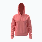 Kurtki i kamizelki sportowe damskie - Bluza damska Under Armour Sport Terry Hoodie posh pink/white - miniaturka - grafika 1
