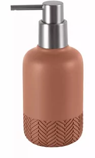 Kleine Wolke Dozownik do mydła Herringbone Terra Brown - Mydelniczki i dozowniki mydła - miniaturka - grafika 1