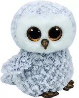 Maskotki i pluszaki - Ty Meteor Beanie Boos Owlette Biała sowa 24 cm 37086 - miniaturka - grafika 1