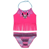Moda i Uroda OUTLET - Neonowy, różowy strój kąpielowy w azteckie wzory z frędzlami Myszka Minnie DISNEY - miniaturka - grafika 1