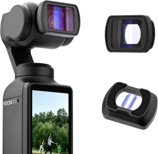 OBIEKTYW FILTR SZEROKOKĄTNY PANORAMICZNY SZEROKOEKRANOWY 1,15X HD DO KAMERY DJI OSMO POCKET 3 - Akcesoria do drona - miniaturka - grafika 1
