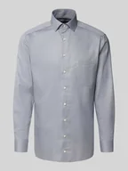 Koszule męskie - Koszula biznesowa o kroju Super Slim Fit z kołnierzykiem typu kent - miniaturka - grafika 1