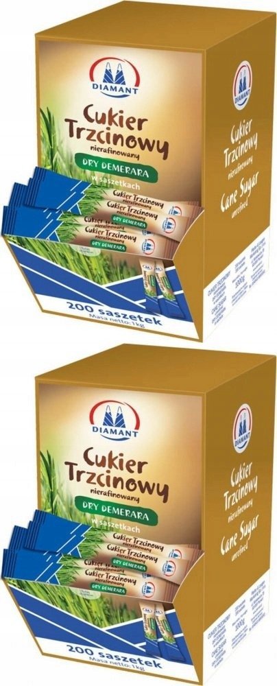 Cukier trzcinowy TGE w saszetkach 5 g x 1000 sztuk