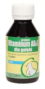 Biofactor BIOFAKTOR Vitaminum AD3E dla gołębi 100ml płyn) 26939-uniw - Karma dla ptaków - miniaturka - grafika 1