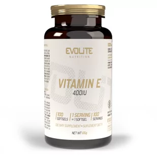Evolite Vitamin E 400IU 100softgels. Witamina E - Witaminy i minerały Evolite Vitamin E 400IU 100softgels. Witamina E - Witaminy i minerały - miniaturka - grafika 1