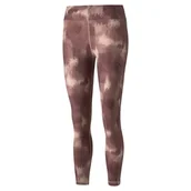 Spodnie sportowe damskie - Legginsy damskie Puma  Studio Your Move AOP Tight Rose Quartz S - miniaturka - grafika 1