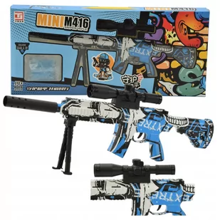 Mini Karabin Pistolet Na Kulki Żelowe M416 Sniper - Zabawki militarne - miniaturka - grafika 1