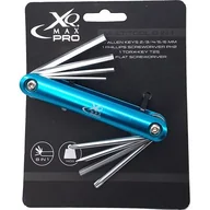 Narzędzia rowerowe - Zestaw kluczy rowerowych XQMAX Pro 8w1 Niebieski - miniaturka - grafika 1