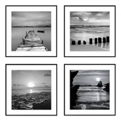 Obrazy i zdjęcia na płótnie - Obrazy zestaw 4 szt. 30x30 cm Silence by the Water - miniaturka - grafika 1