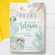 Książki edukacyjne - Książka Bajki Prezent dla dziecka Zajączek z imieniem 215 strony - miniaturka - grafika 1