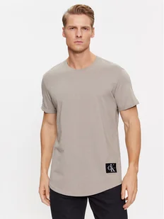 Calvin Klein Jeans T-Shirt J30J323482 Beżowy Regular Fit - Koszulki męskie - miniaturka - grafika 1