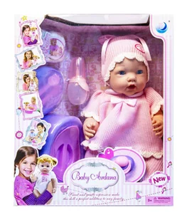 Lalka bobas z zestawem akcesoriów - pije i siusia - Lalki dla dziewczynek - miniaturka - grafika 1